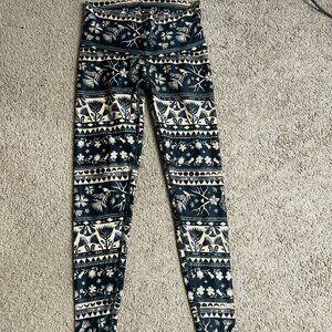 Teeki Moon Flower Hot Pants Leggings Moonlight